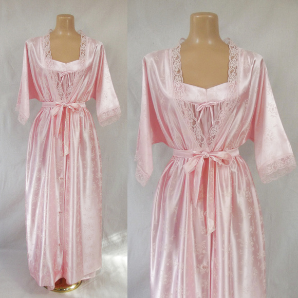 long nightgown and robe sets